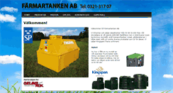 Desktop Screenshot of farmartanken.com