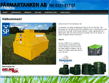 Tablet Screenshot of farmartanken.com